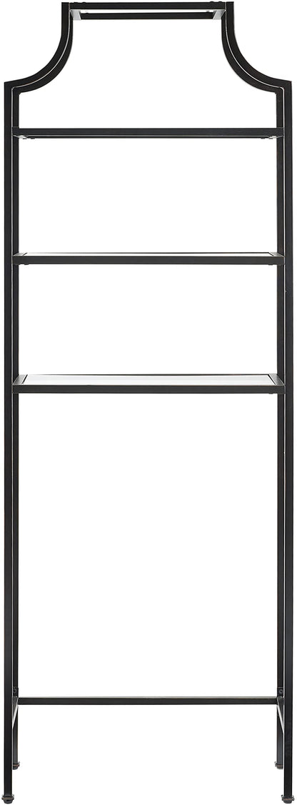Crosley Furniture Aimee Over The Toilet Storage and Bathroom Organizer with Shelves, Oil Rubbed