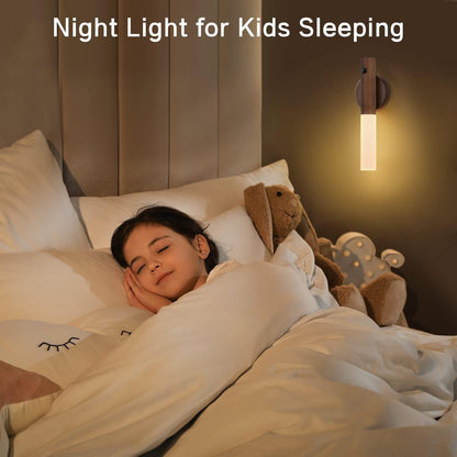 Montford Battery Operated Wall Sconces, Motion Sensor Night Light Magnetic Wall Light Rechargeable