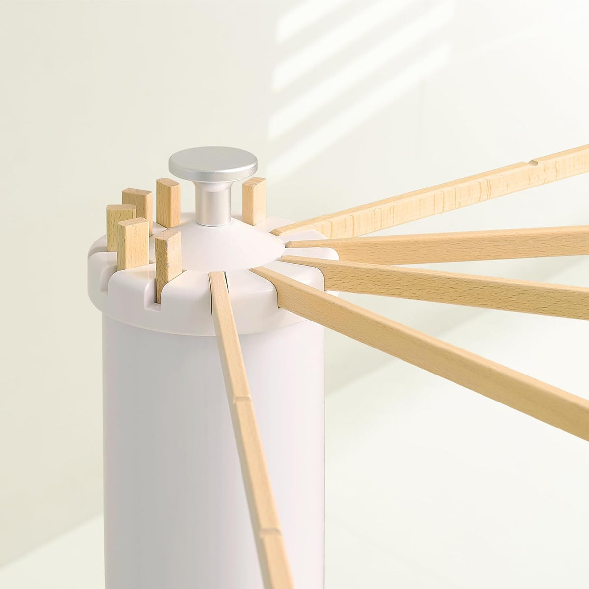JOOM Four Legs Clothes Drying Rack, Garment Rack Portable and Foldable Space Saving Laundry Drying