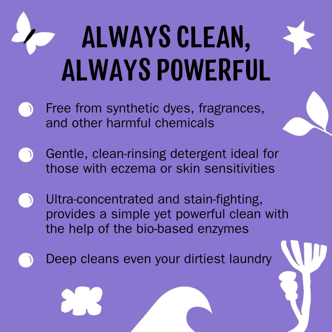 Molly's Suds Liquid Laundry Detergent | Clean Laundry Detergent Soap for Sensitive Skin | 2x