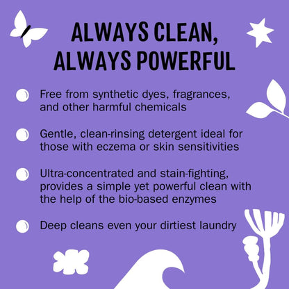 Molly's Suds Liquid Laundry Detergent | Clean Laundry Detergent Soap for Sensitive Skin | 2x