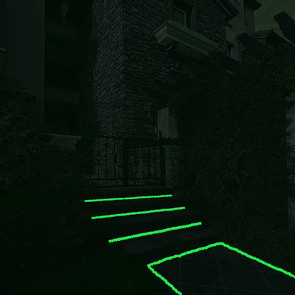 Glow Pebbles Green, 480 pcs Green Glowing Rocks for Outdoor Decor, Garden Lawn Yard, Aquarium