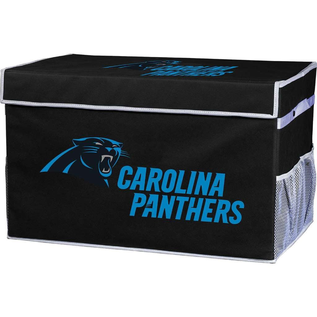 NFL Carolina Panthers NFL Team Licensed Collapsible Storage Footlocker Bin Smallnfl Team Licensed