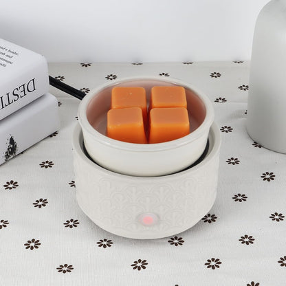kobodon Ceramic Wax Melt Warmer - 3-in-1Electric Wax Warmer-Fragrance Candle Burner for Scented Wax