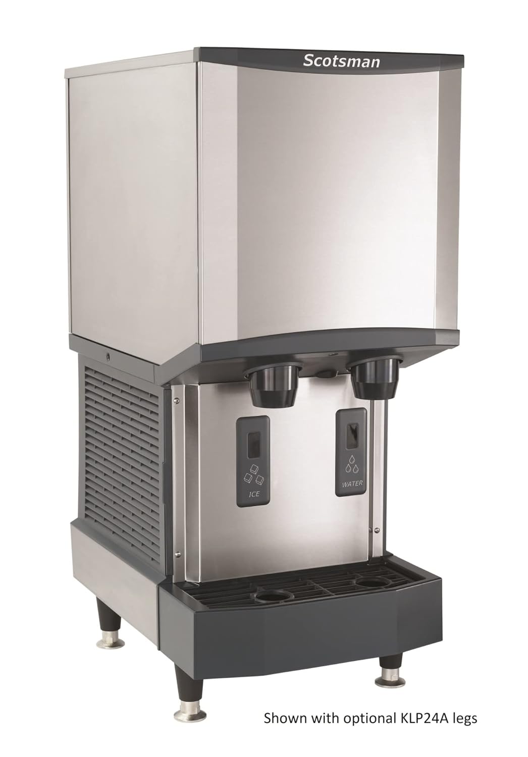 Scotsman Commercial Nugget ice Maker, Ice and Water Dispenser with Storage (HID312A-1) 260 pounds