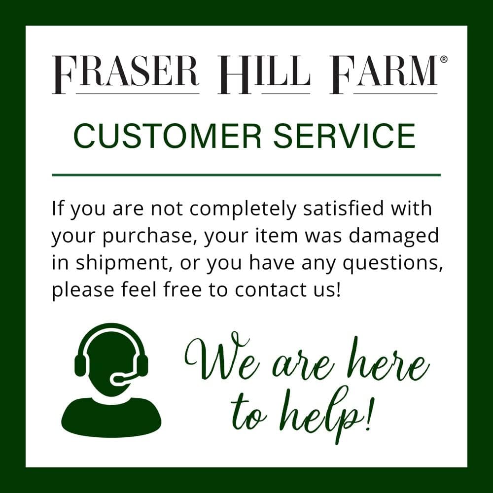 Fraser Hill Farm 6.5-Ft. Foxtail Pine Artificial Christmas Tree with Dual Multicolor & Warm White