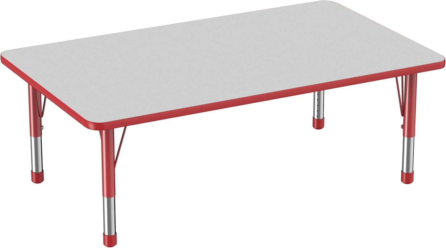Factory Direct Partners FDP Rectangle Activity School and Classroom Kids Table (36 x 60 inch)
