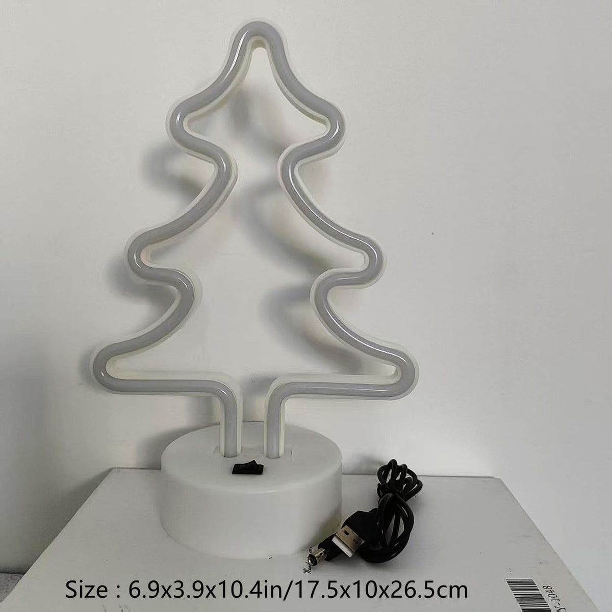 Christmas Tree Neon Light Signs for Bedroom Bedside Dorm Wall Decor,Neon Light up Christmas Decor