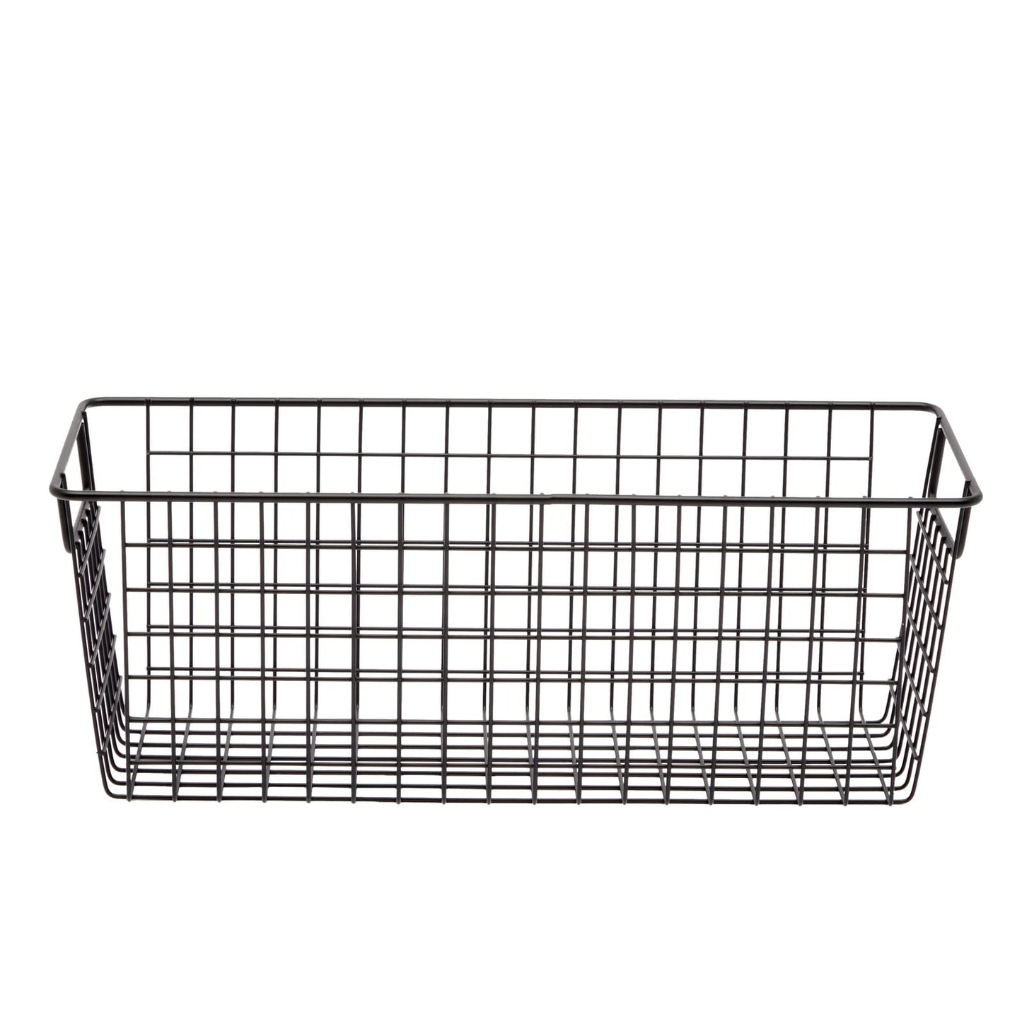 Farmlyn Creek Metal Wire Narrow Baskets - Rust-Resistant Pantry Organizer Storage - Sturdy Handles
