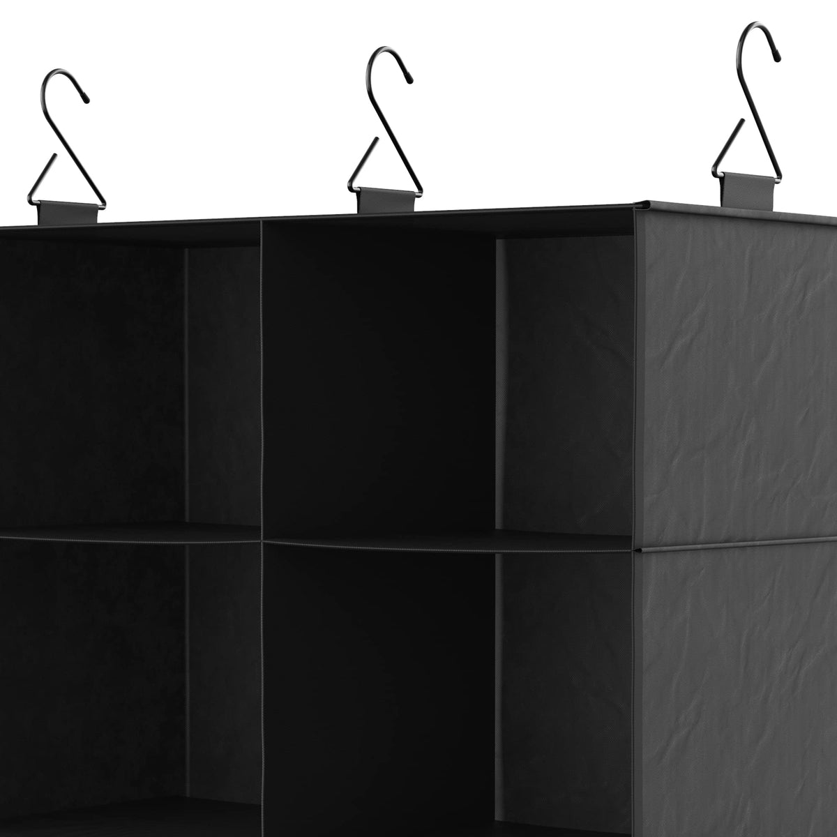 ClosetMaid 6-Shelf Fabric Hanging Closet Organizer with Garment Rod for Shirts, Sweaters, Pants