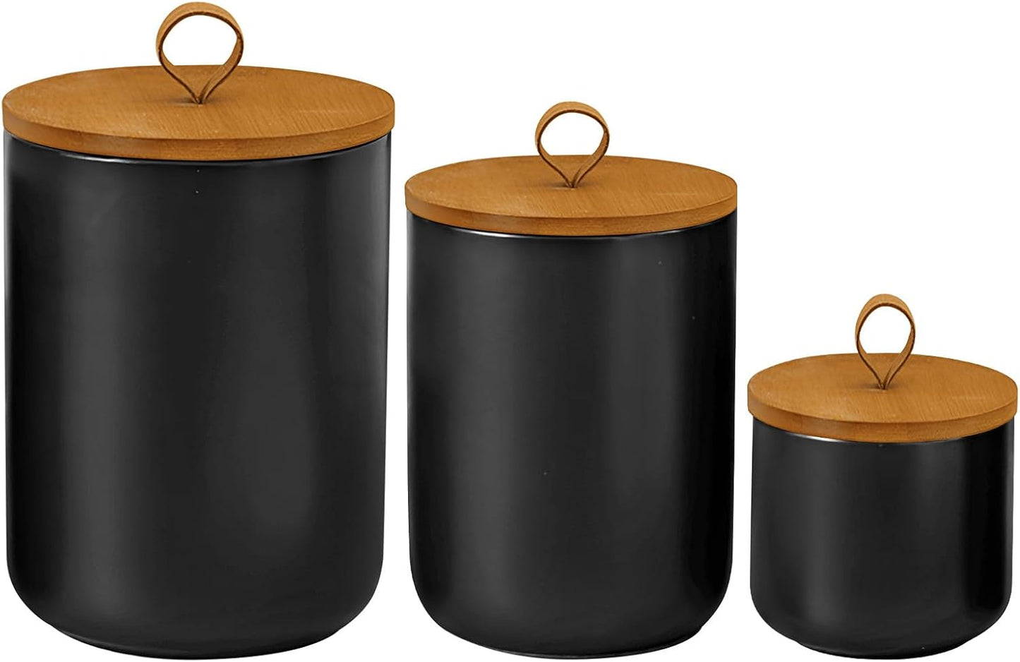 Ceramic Storage Jars, Modern Elegant Highly Polished Airtight Gorgeous Storage Canisters with