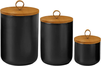 Ceramic Storage Jars, Modern Elegant Highly Polished Airtight Gorgeous Storage Canisters with