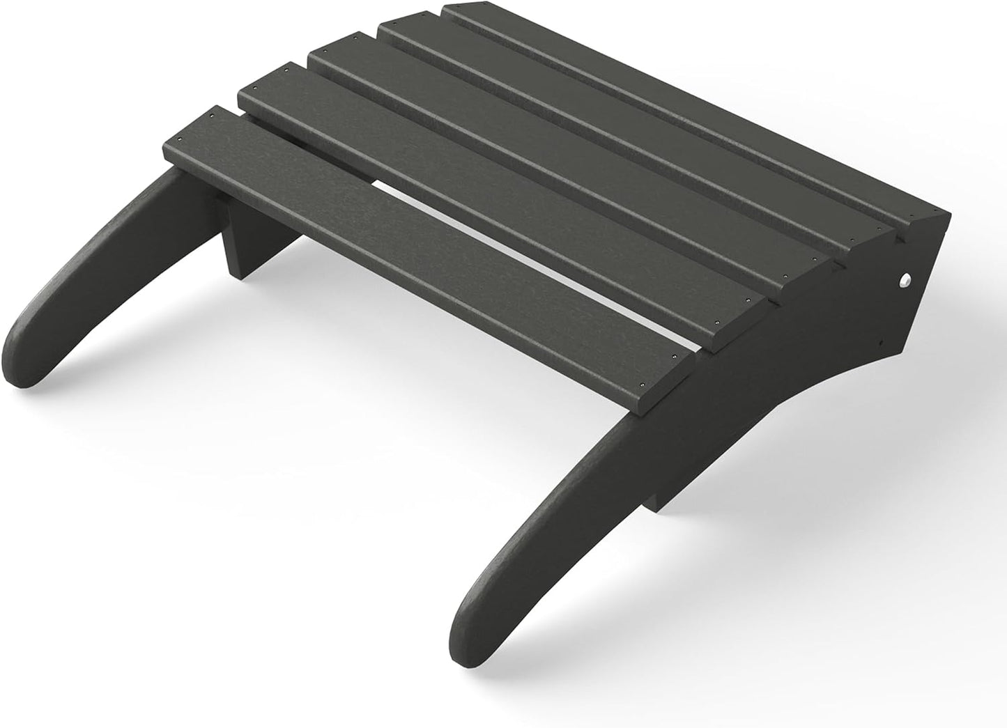 WestinTrends Outdoor Ottoman, Patio Adirondack Ottoman Foot Rest, All Weather Poly Lumber Folding