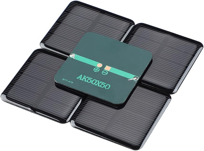 SUNYIMA 10pcs Mini Monocrystalline Solar Cells Solar System Kit 50mm X 50mm/1.96" X 1.96" 2V 160MA