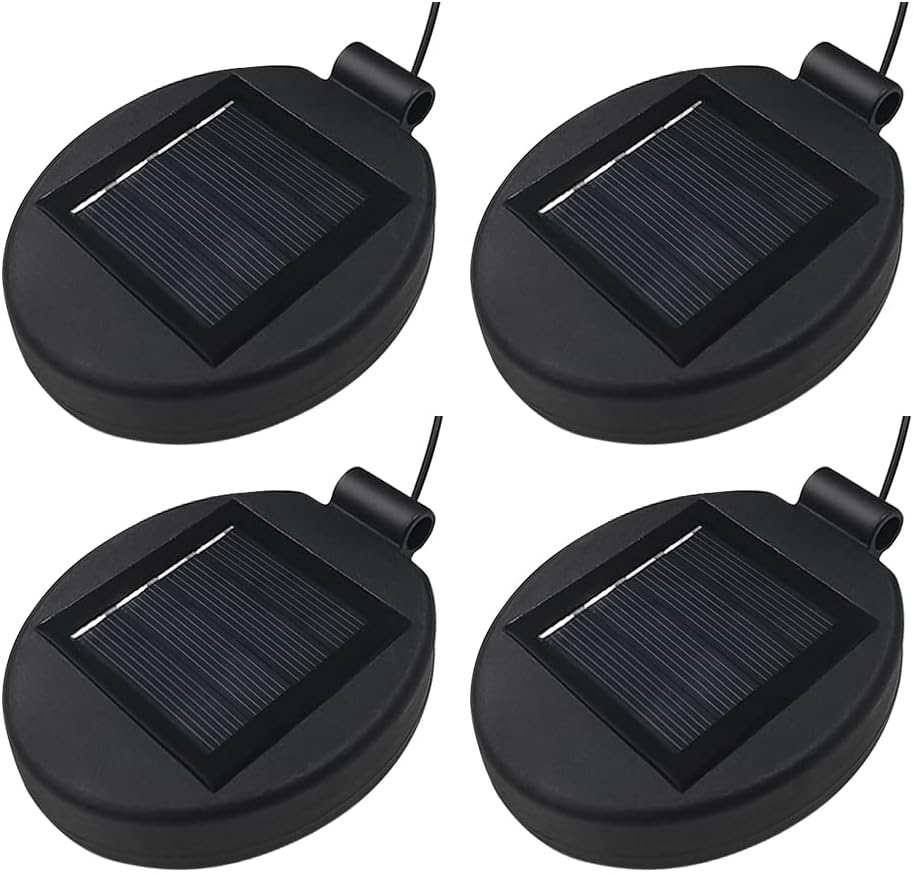 Solar Lantern Top LED Panel Lantern Lid Lights Replacement Part for Outdoor Flower DIY Solar Flower