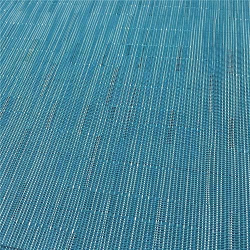 Placemats Set of 6 for Dining Table Heat-Resistant Washable Place Mats Woven Vinyl Kitchen Table