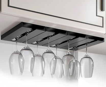 Wine Glass Holder Stemware Rack Hanger Under Cabinet or Counter for Bar,Kitchen and Restaurant Set