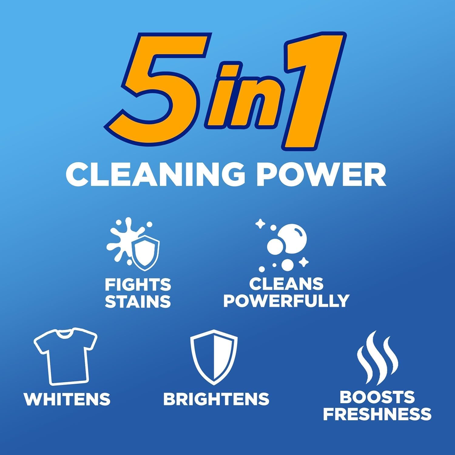 Arm & Hammer plus OxiClean Liquid Laundry Detergent Professional, Fresh Scent, 5 Gallon (Pack of 1)