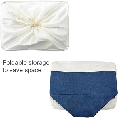 TheWarmHome Collapsible Storage Bin for Shelves - Large 3 Pack 16x12x8 inch Storage Basket for