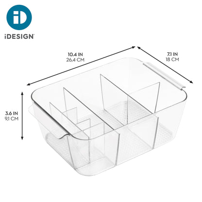 iDesign Makeup Organizer for Countertop, Clear