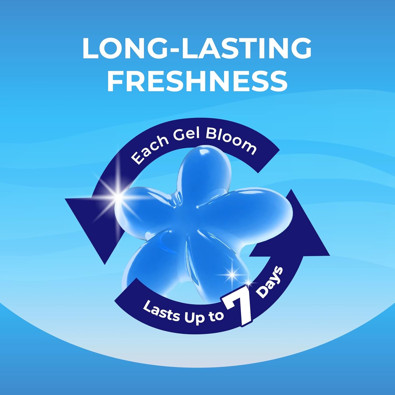 Toilet Gel Stamp - 8 Packs Toilet Bowl Cleaner Gel with Automatic Click, Freshener for Toilet