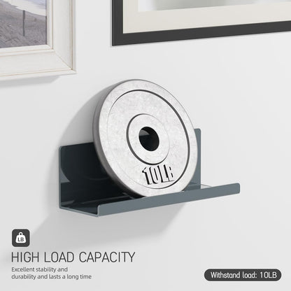 Adhesive Floating Shelves for Wall No Drilling, 12 Inch Acrylic Self Adhesive Shelves, Stick on