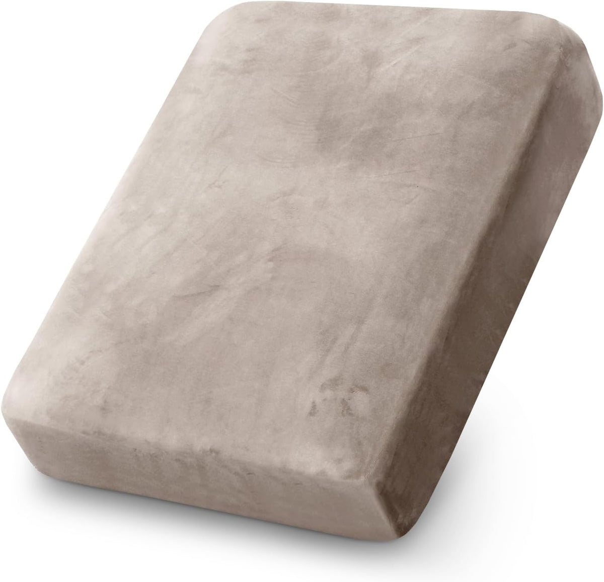 PrinceDeco Stretch Velvet Couch Cushion Cover,Soft Fitted Cushion Slipcover for Arm Chair Sofa
