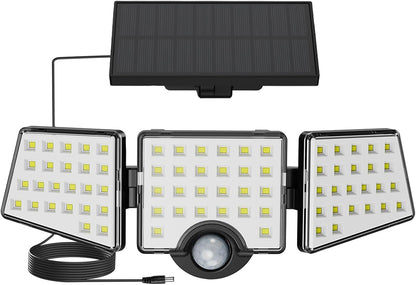 Lepro Solar Lights for Outside, WL5000 Motion Activated Security Lights, Separate Solar Panel, 3