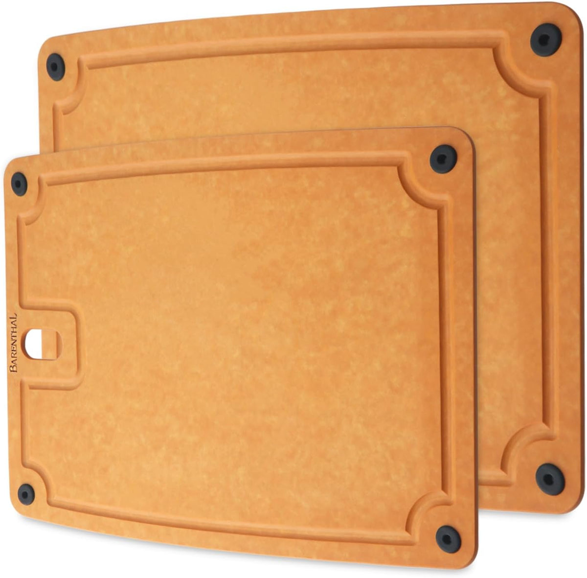 cutting boards for kitchen dishwasher - 2PC cutting board set double-sided with Non-Slip Feet and