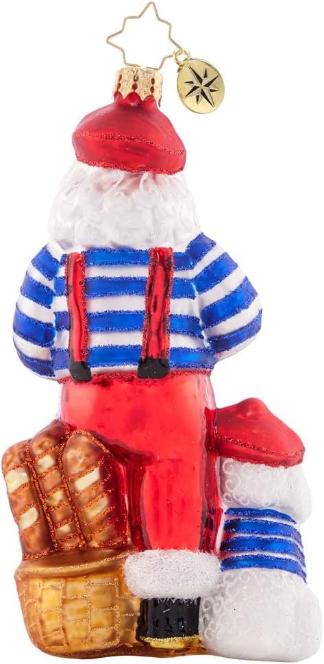 Christopher Radko Hand-Crafted European Glass Christmas Tree Decorative Ornament, Pardon My French