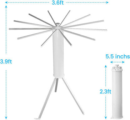 JOOM Tripod Clothes Drying Rack, Garment Rack Portable and Foldable Space Saving Laundry Drying