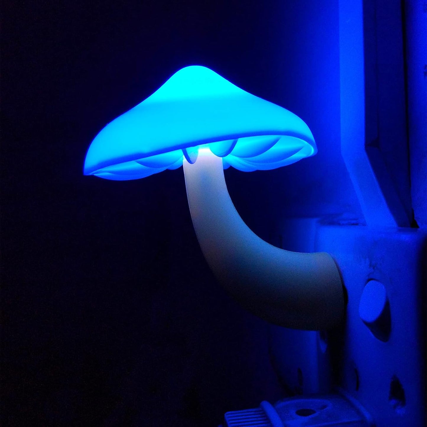 AUSAYE 3Pack Sensor LED Night Light Plug in Lamp Magic Mushroom Nightlight Cute Night Lights for
