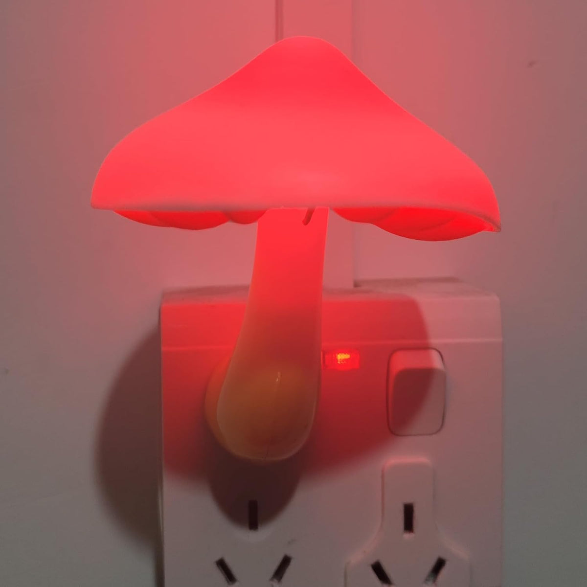 2 Pcs LED Night Light Plug in Nightlight Wall Lamp, Mushroom Night Light Mini Magic Night Lights