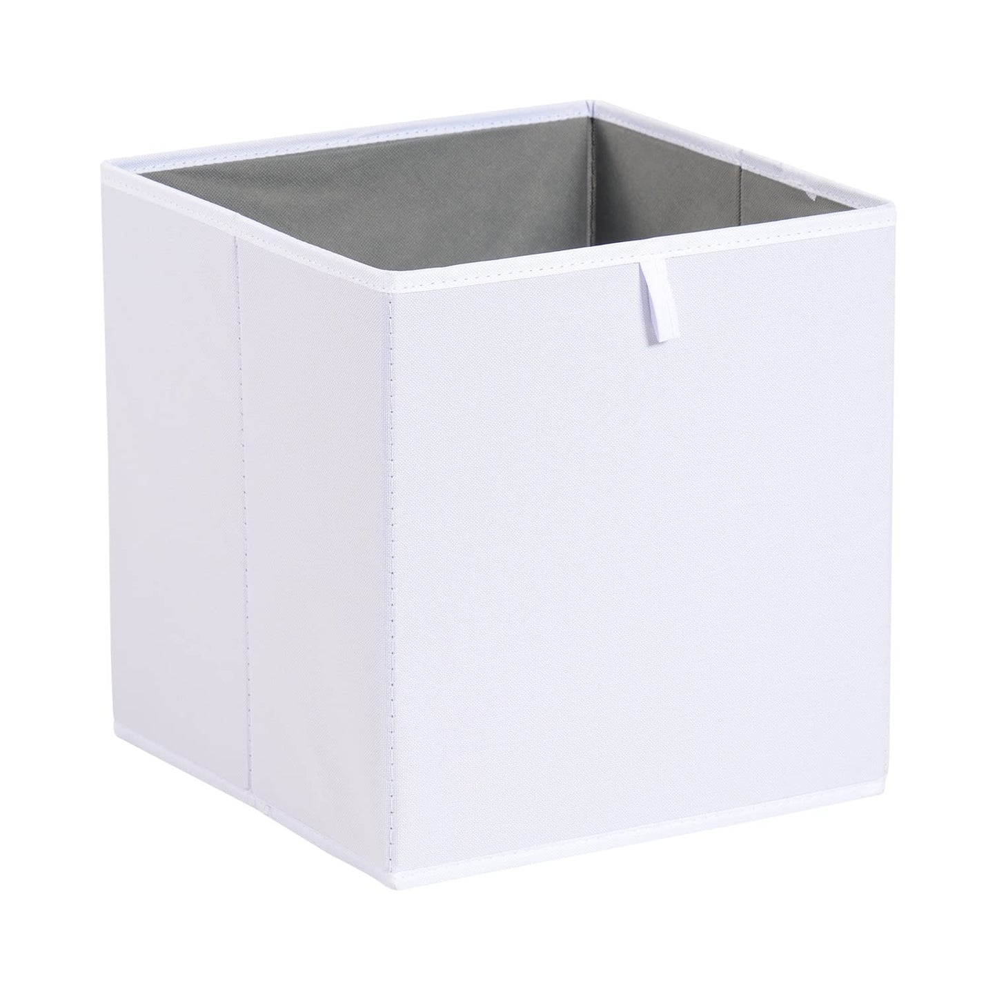 Amazon Basics Collapsible Cube Storage Organizer Bins, Closet Organizer Baskets for Shelves