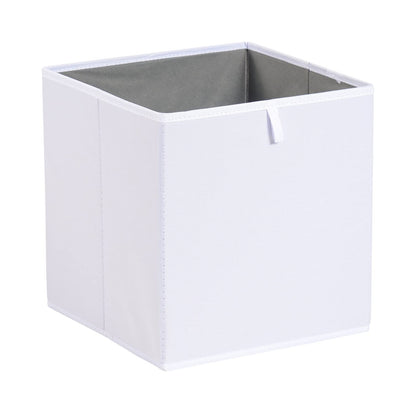 Amazon Basics Collapsible Cube Storage Organizer Bins, Closet Organizer Baskets for Shelves