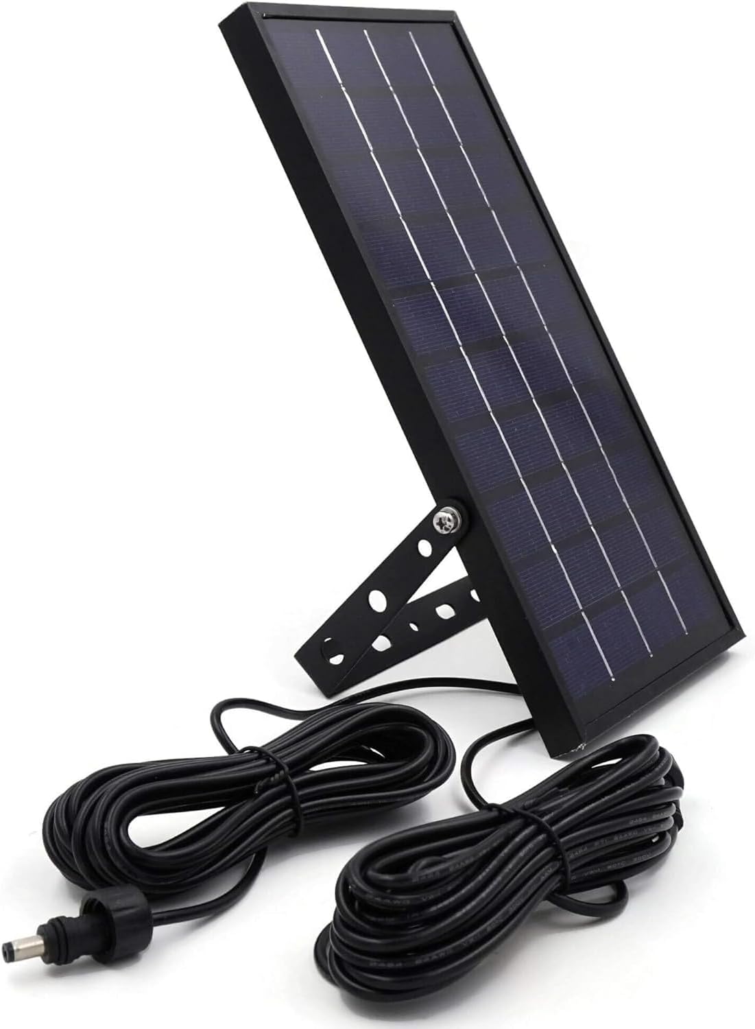 4-Spotlight Mini 50X Solar-Powered LED Spotlight (Warm White LED), Black Finish, Outdoor Garden