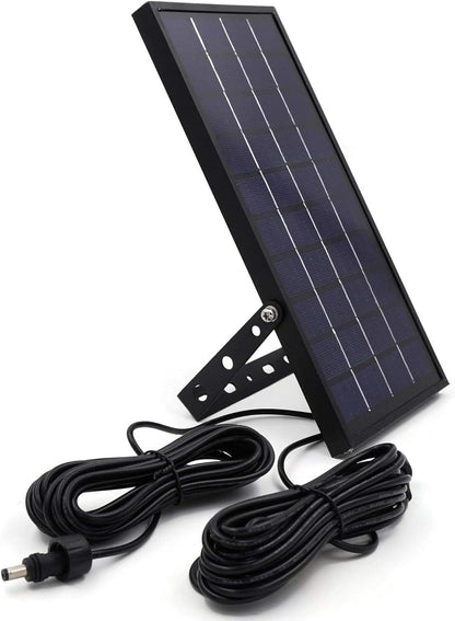 4-Spotlight Mini 50X Solar-Powered LED Spotlight (Warm White LED), Black Finish, Outdoor Garden