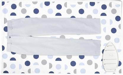 Encasa XO Ironing Mat/Pad (Large 48"x28") with 3mm Padding & Silicone Iron Rest for Steam Pressing