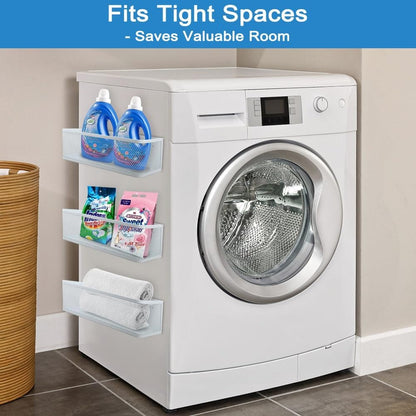 Picowe Magnetic Laundry Organizer, Extra Large Magnet Basket for Laundry Room,16.5lb Capacity