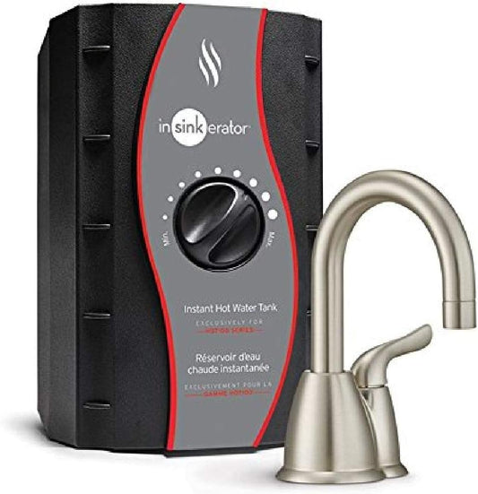 InSinkErator H-HOT150SN-SS Instant Hot Water Dispenser System with Stainless Steel Tank, Satin