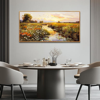 PHAOHUAXM Canvas Wall Art For Living Room Wall Decor For Bedroom Watercolour Painting Office