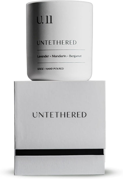 U.11 Luxury Scented Candle – Lavender, Mandarin & Cedarwood | Hand-Poured in USA w/ 100% Natural