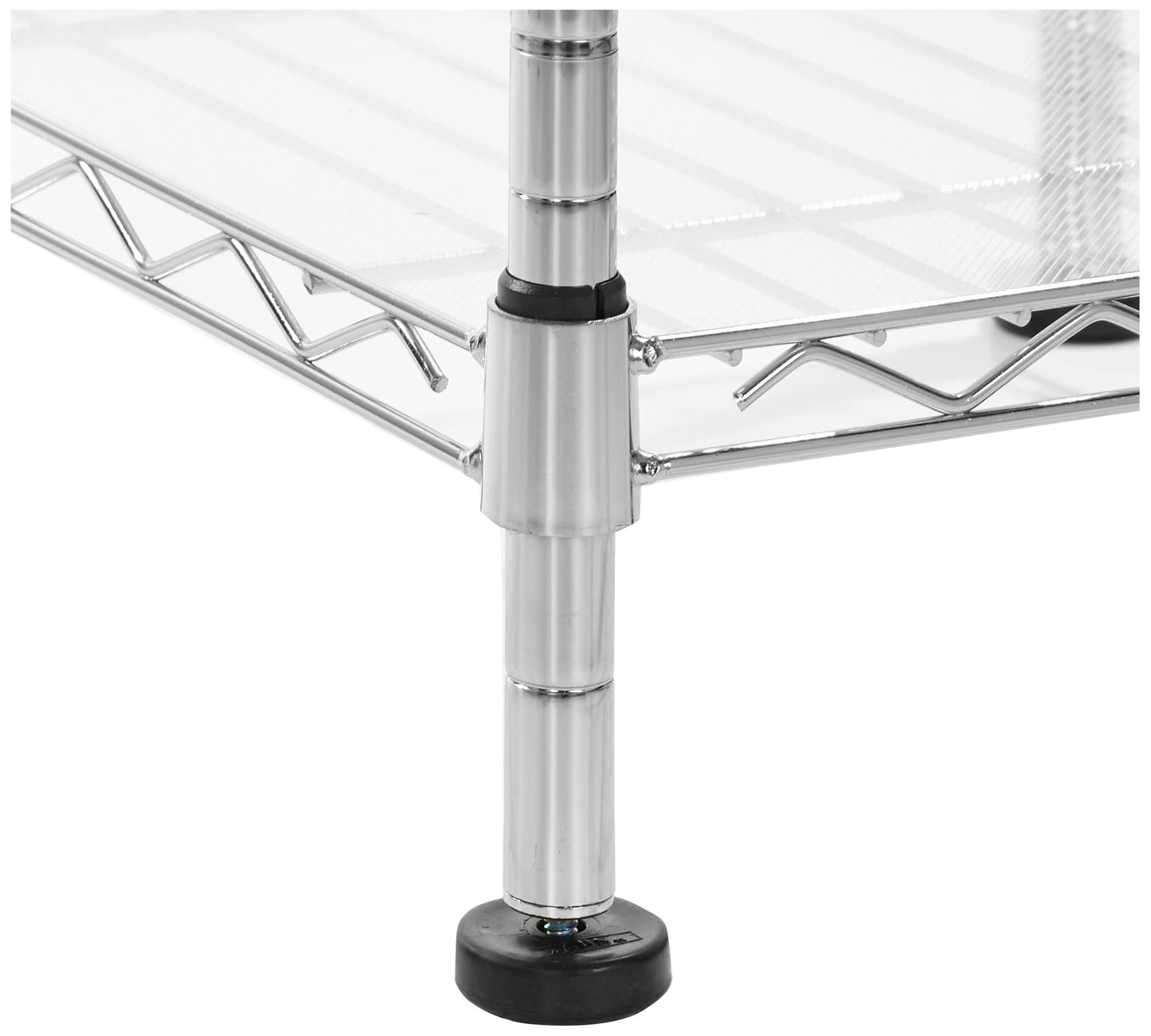 Amazon Basics Expandable Adjustable Metal Closet Organizer with Hanging Rod, Clothes Rack, Shelves