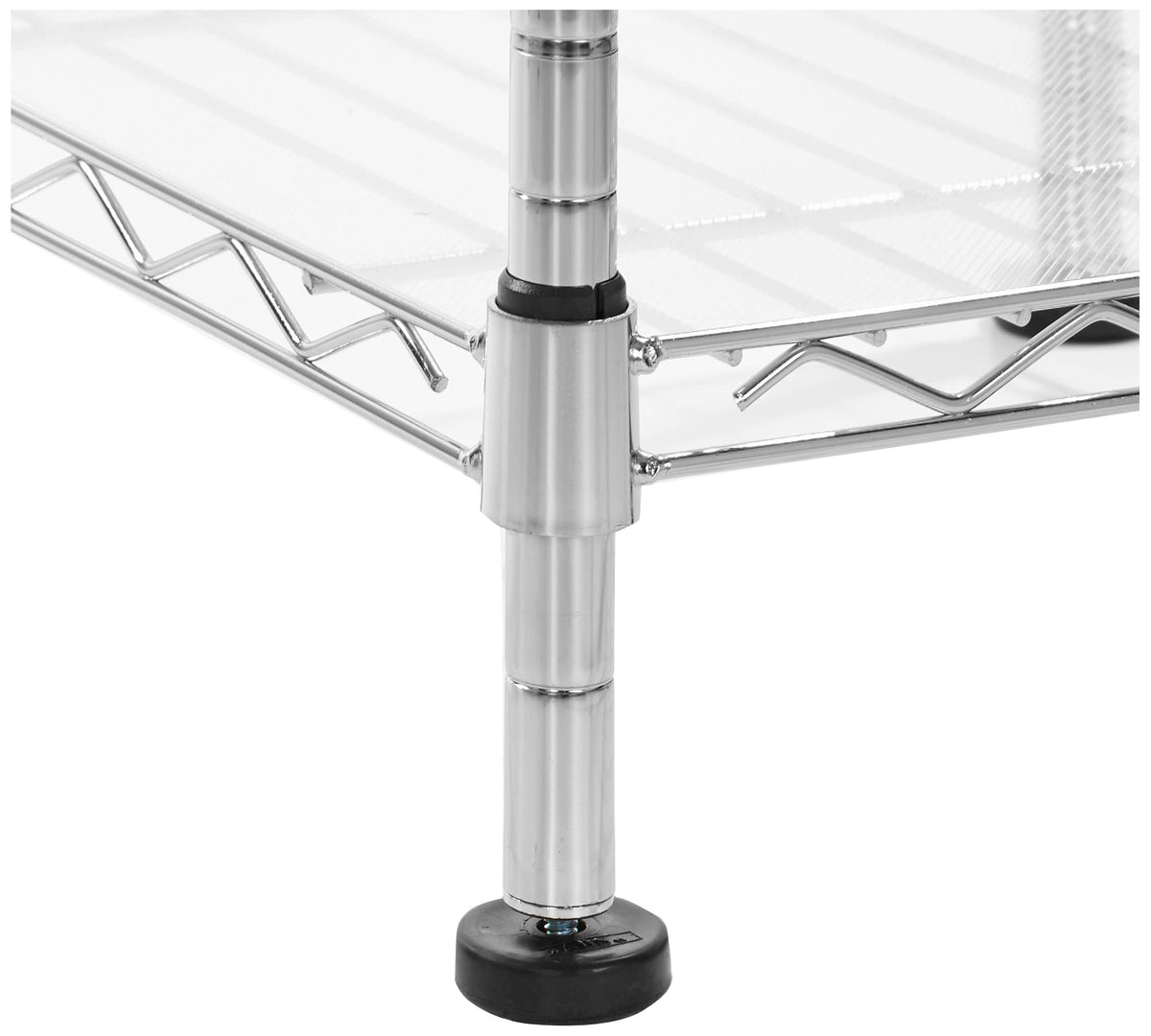 Amazon Basics Expandable Adjustable Metal Closet Organizer with Hanging Rod, Clothes Rack, Shelves