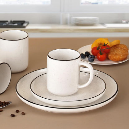 Ceramic Coffee Mug 12 oz Porcelain Coffee Mugs Set of 6 - Ceramic Coffee Cups with Handle and