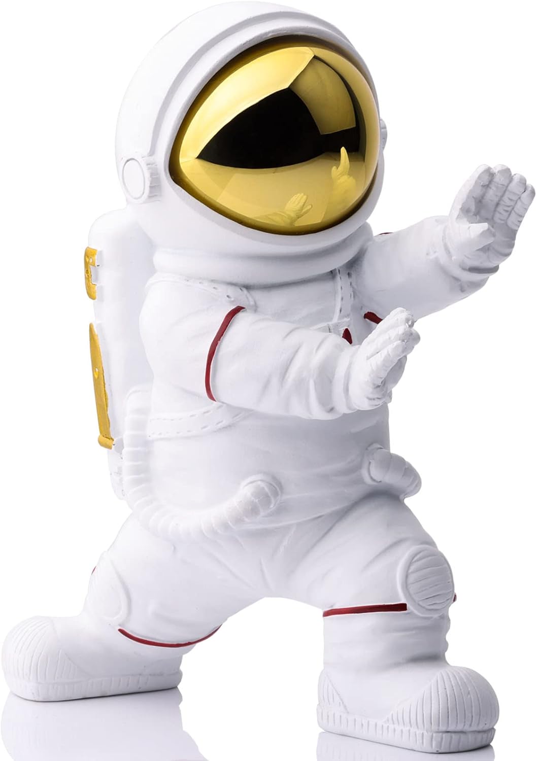 XMGZQ Astronaut Statue, Astronaut Figurine, Kung Fu Spaceman Sculpture, Outer Space Arts Child