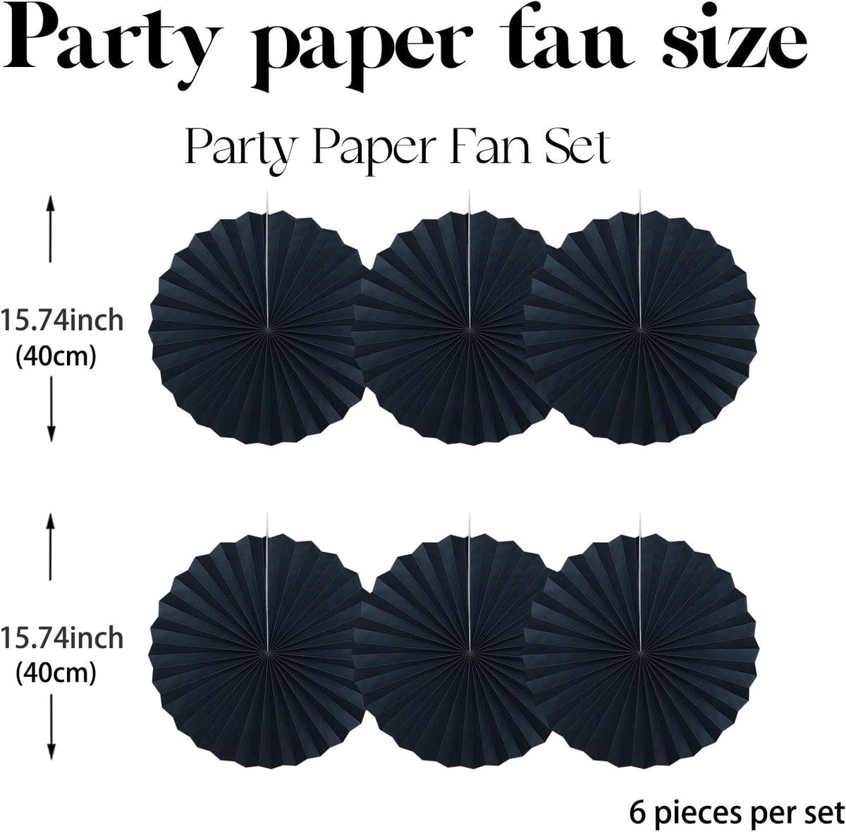 Black Party Decorations,Halloween Decor Events Accessories,Black Birthday Decorations,Anniversary