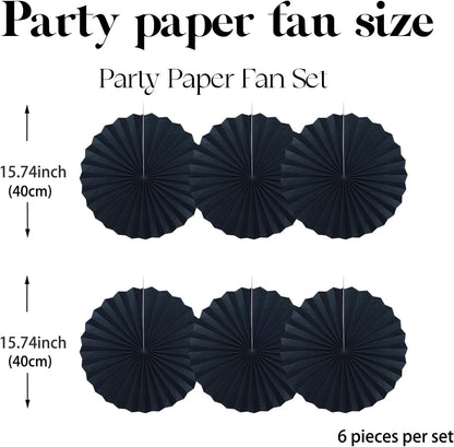 Black Party Decorations,Halloween Decor Events Accessories,Black Birthday Decorations,Anniversary