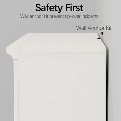 43 in Tall Bookcase, 3-Tier Bookshelf Open Storage, 33 inch Wide Floor Standing Indoor Furniture