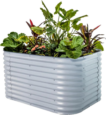 Vego garden 32" Extra Tall Raised Garden Bed Kits, 6 in 1 Modular Raised Planter Box for Vegetables